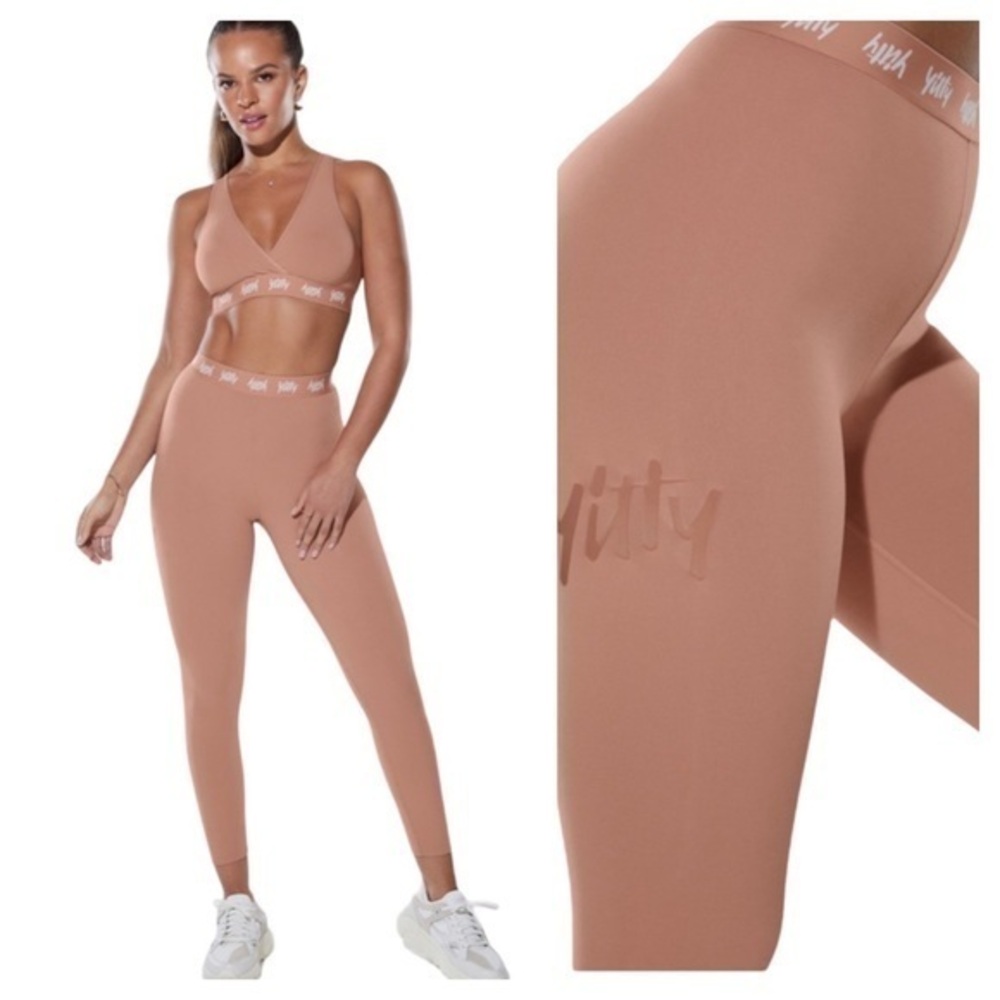 Yitty Nude Major Label Shaping High Waist Logo Leggings XS